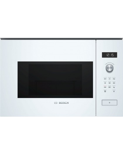 Bosch Serie 6 BFL524MW0 microwave White Solo microwave Built-in 20 L 800 W