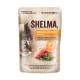 SHELMA with turkey, duck, chicken and beef in sauce - wet cat food - 12x85g