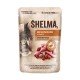SHELMA with turkey, duck, chicken and beef in sauce - wet cat food - 12x85g