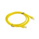 PATCHCORD KAT.5E UTP 2M ŻÓŁTY FLUKE PASSED LANBERG 10-PACK