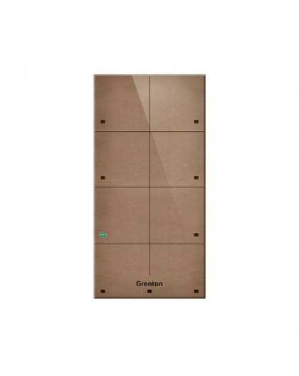 GRENTON TOUCH PANEL/ 8 TOUCH AREAS/ TF-BUS/ LIGHT, MADE OF NATURAL LEATHER FRONT