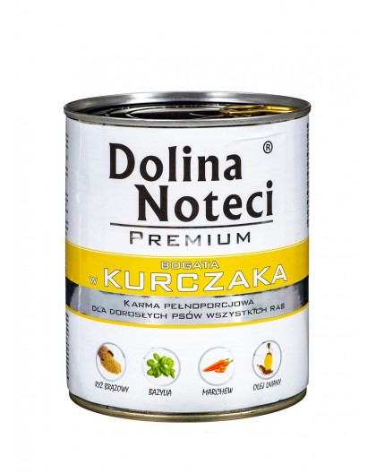 DOLINA NOTECI Premium Rich in chicken - Wet dog food - 800 g