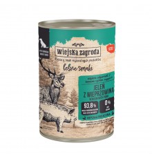WIEJSKA ZAGRODA Forest Flavours Venison with pork - wet dog food - 400g