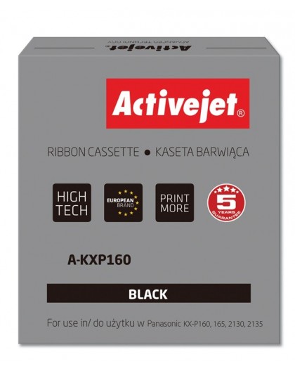 Activejet A-KXP160 Ink ribbon (replacement for Panasonic KXP160 Supreme 3.000.000 characters black)
