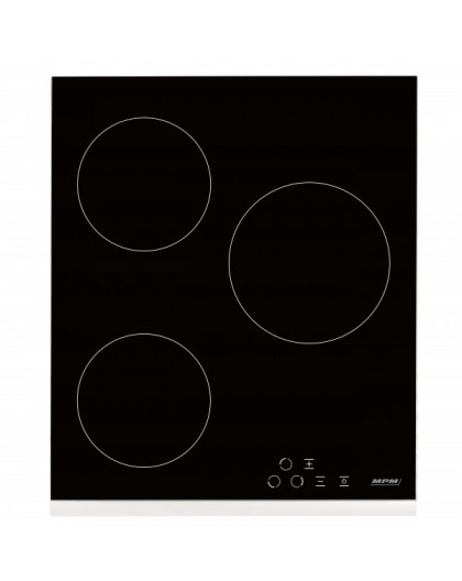 Vitroceramic hob MPM-45-VCB-21, black, 45cm