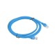 Lanberg PCU6-10CC-0200-B networking cable 2 m Cat5e U/UTP (UTP) Blue