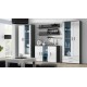 Cama display cabinet SOHO S6 2D2S grey/white gloss