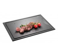 GEFU SLIZE kitchen cutting board Rectangular Wood Grey