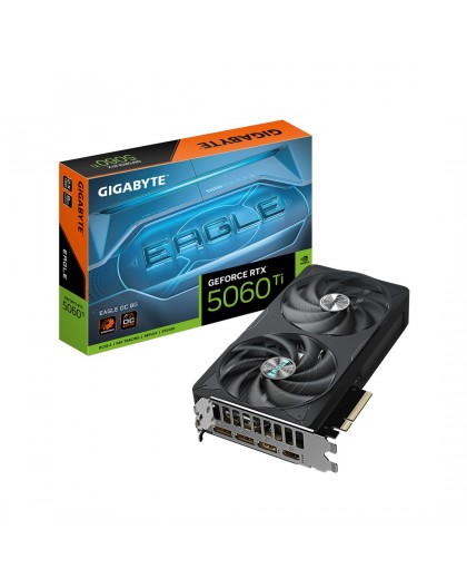 GIGABYTE GeForce RTX 5060 Ti EAGLE OC 8G Graphics Card - 8GB GDDR7, 128bit, PCI-E 5.0, 2617MHz Core Clock, 3 x DisplayPort, 1 x 
