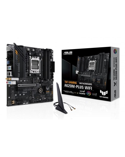 ASUS TUF GAMING A620M-PLUS WIFI AMD A620 Socket AM5 micro ATX
