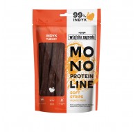 WIEJSKA ZAGRODA Monoprotein line Soft strips Turkey - dog treat - 100g