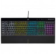 Corsair K55 RGB PRO keyboard Gaming USB QWERTZ German Black