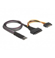 DeLOCK M.2 Key M to U.2 SFF-8639 NVMe Adapter with 50 cm cable