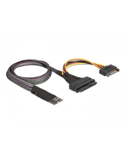 DeLOCK M.2 Key M to U.2 SFF-8639 NVMe Adapter with 50 cm cable
