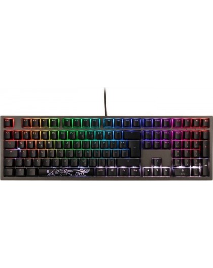Ducky Shine 7 klaviatuur Gaming USB Saksa Must, Hall