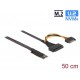 DeLOCK M.2 Key M to U.2 SFF-8639 NVMe Adapter with 50 cm cable