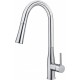 Kitchen faucet with pull-out spout - 2 jet types