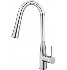 Kitchen faucet with pull-out spout - 2 jet types