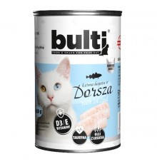 BULTI Rich in cod - wet cat food - 400g