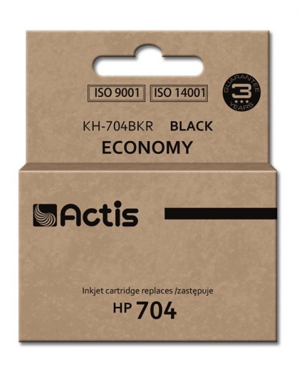 Actis KH-704BKR Ink (replacement HP 704 CN692AE Standard 15 ml black)