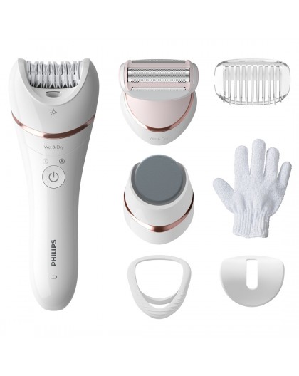 Philips BRE 730/10 Wet and dry epilator for legs, body and feet