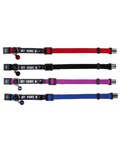 TRIXIE MY HOME TX-4180 Cat collar with bell and ID card