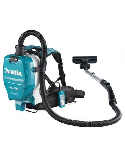 Пылесос Makita DVC261ZX11, 2 л, сухая и влажная уборка, 90 Вт, с мешком для пыли