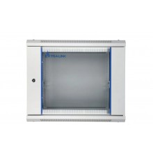Extralink Rackmount cabinet 9U 600x600 Gray wall mounted