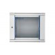 Extralink Rackmount cabinet 9U 600x600 Gray wall mounted