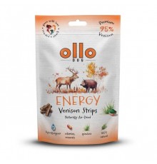 OLLO Air-Dried Energy Venison strips - dog treat - 80g