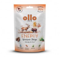 OLLO Air-Dried Energy Venison strips - dog treat - 80g