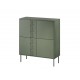 Cama 4D chest of drawers TRESSE 100x40x110 matte green