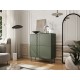 Cama 4D chest of drawers TRESSE 100x40x110 matte green