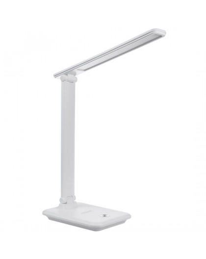 Maclean MCE614W Dimmable LED Desk Lamp Adjustable Folding 9W IP20 3000K 4500K 6500K