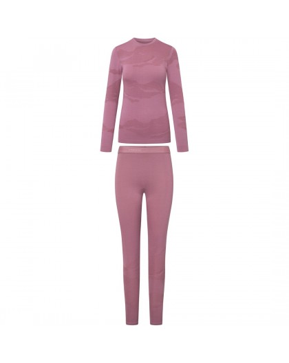 VIKING Gasher Lady Set Merino women's underwear, size S, pink