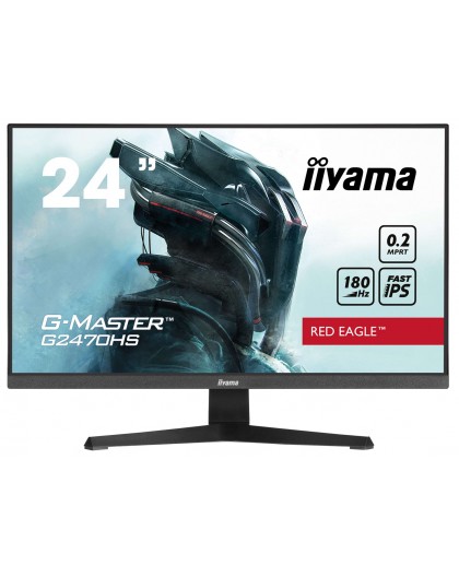 iiyama G-MASTER G2470HS-B1 computer monitor 60.5 cm (23.8") 1920 x 1080 pixels Full HD LCD Black