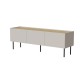 Cama FELLINI TV cabinet 150x40x52 cashmere + oiled oak top