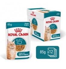ROYAL CANIN Ageing 15+ Chunks in gravy - wet cat food - 12x85g