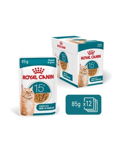 ROYAL CANIN Ageing 15+ Chunks in gravy - wet cat food - 12x85g