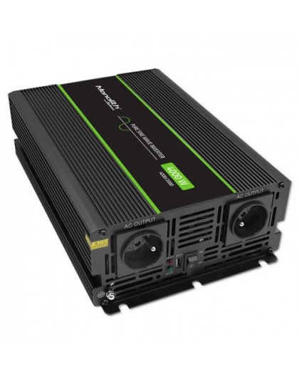 Qoltec Monolith power adapter/inverter Auto 4000 W Black