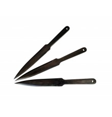 Sports throwing knives KAL22 LIDER 3pcs black