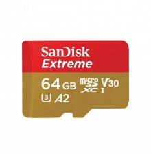 SanDisk Extreme 64 GB MicroSDXC UHS-I Class 10