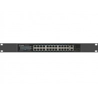Lanberg Switch 24X 100MB DSP+/2X Combo Rack 19" 360W V2