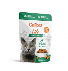 CALIBRA Cat Life Adult Duck in gravy - wet cat food - 85g