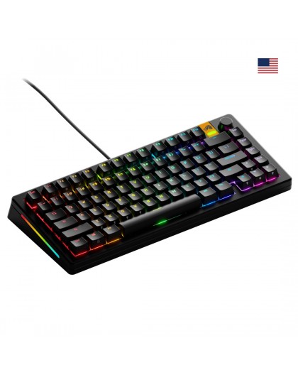 Glorious Gaming GMMK 3 HE 75% Prebuilt Wired Black - US