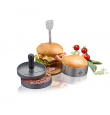 GEFU BBQ G-89494 - 3-piece burger set