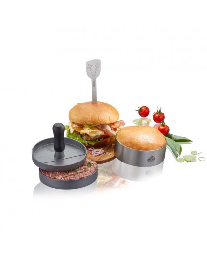 GEFU BBQ G-89494 - 3-piece burger set