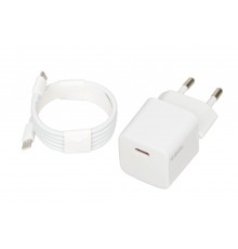 Сетевое зарядное устройство I-BOX C-38 PD30W, белое