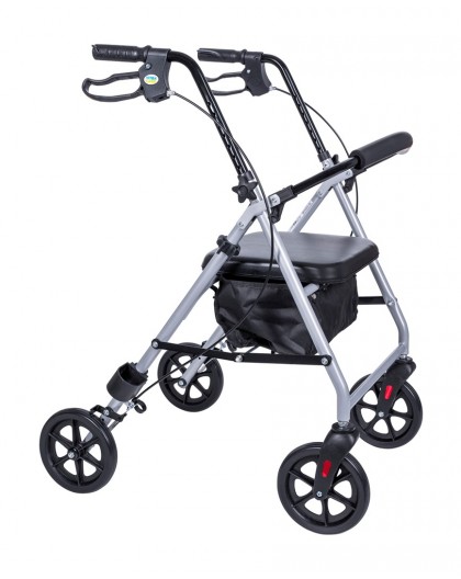 Four-wheel aluminium stand