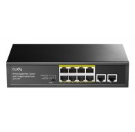 Cudy GS1010P network switch Gigabit Ethernet (10/100/1000) Power over Ethernet (PoE) Desktop/Wall-Mounting Black